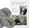 DIY Merino Hat & Gloves Knitting Kit: Organic Hand Dyed Wool Yarn + Printed Pattern. Soft, Cozy, Great for Gifts. Walk in the Park